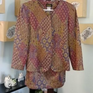 🎉HP🎉 2-piece jacket skirt ensemble